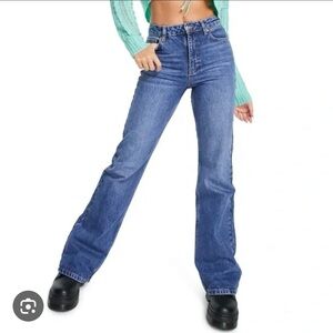 Topshop | Dark Blue Flare Jeans